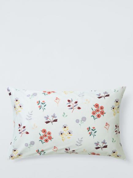 John Lewis Enchanted Unicorn Pure Cotton Reversible Duvet Cover and Pillowcase Set, Single - view 2, Pink