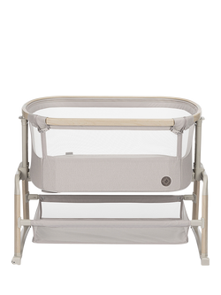 Maxi-Cosi Iora Air Bedside Crib and Bedsheet Bundle - view 2, Classic Beige