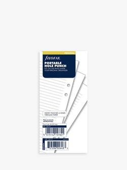 Filofax Personal Hole Punch Personal Organiser Insert - view 2, Black