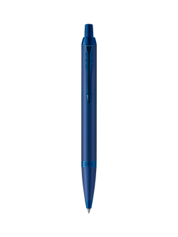 PARKER IM Monochrome Ballpoint Pen, Blue - view 2, Blue