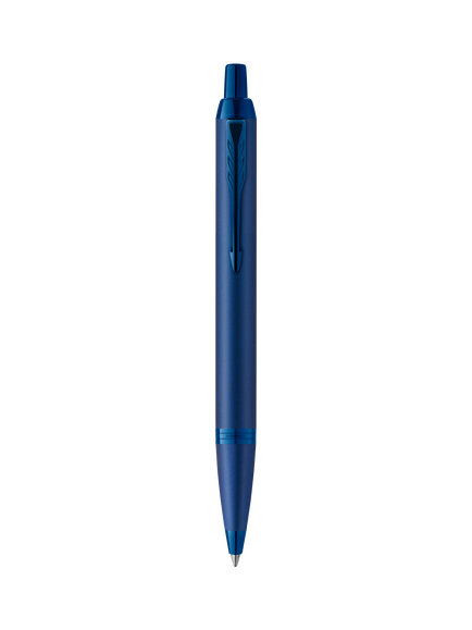 PARKER IM Monochrome Ballpoint Pen, Blue - view 2, Blue