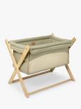 Clair de Lune Organic Folding Crib, Sage