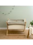 Clair de Lune Organic Folding Crib, Sage