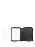 Filofax Finsbury A4 Leather Folio, Black
