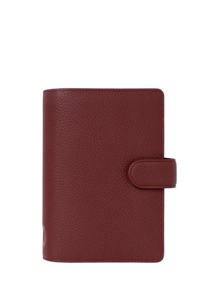 Filofax Personal Norfolk Leather Personal Organiser, Currant, Currant
