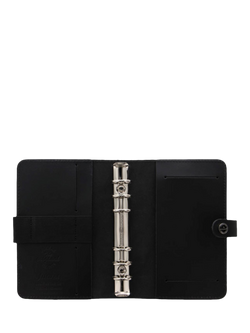 Filofax Original Leather Personal Organiser, Black - view 2, Black