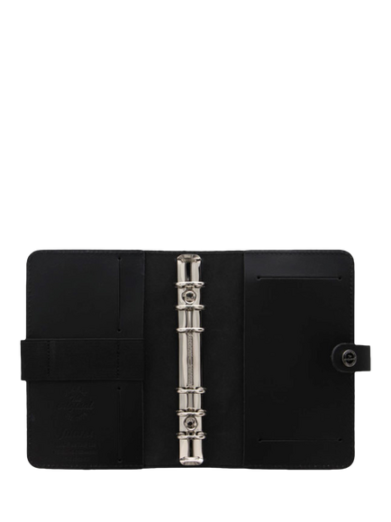 Filofax Original Leather Personal Organiser, Black - view 2, Black