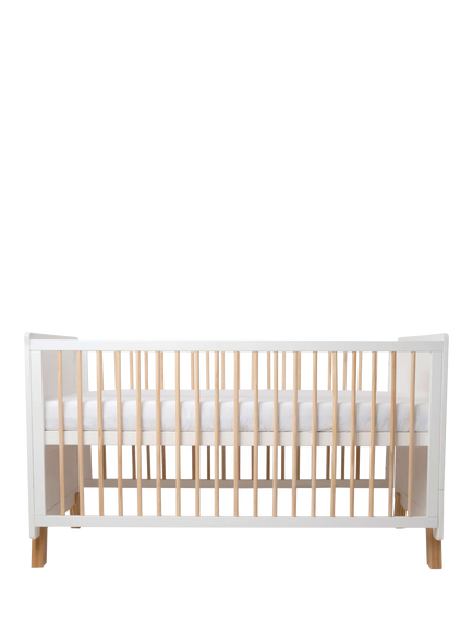 Clair de Lune Essentials Cotbed, White/Natural, White/Natural
