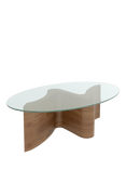 Tom Schneider Serpent Coffee Table, Walnut