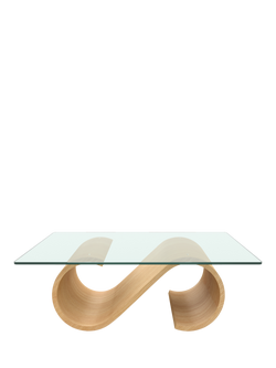 Tom Schneider Swirl Coffee Table, Oak