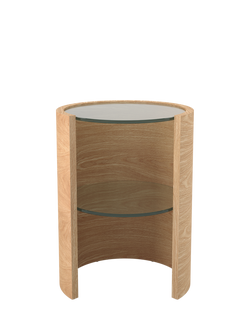 Tom Schneider Saturn Lamp Table, Oak