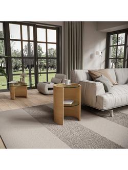 Tom Schneider Saturn Lamp Table - view 2, Oak