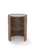 Tom Schneider Saturn Lamp Table, Walnut