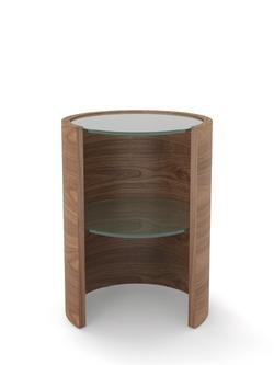 Tom Schneider Saturn Lamp Table, Walnut