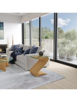 Tom Schneider Serpent Lamp Table - view 2, Oak