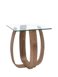 Tom Schneider Tulip Side Table, Walnut