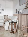 Tom Schneider Tulip Side Table, Walnut