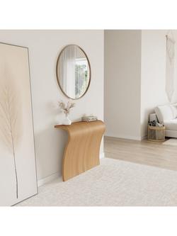 Tom Schneider Elle Console Table - view 2, Oak