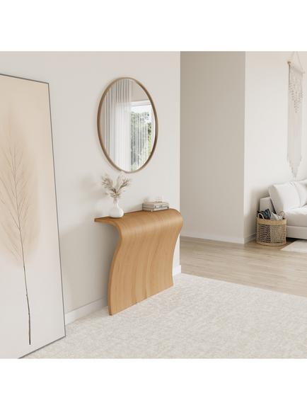 Tom Schneider Elle Console Table - view 2, Oak