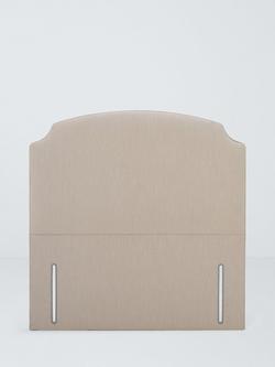 John Lewis Rebecca Full Depth Headboard, Double, Cotton Effect Beige