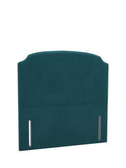 John Lewis Rebecca Full Depth Headboard, King Size, Deep Velvet Teal