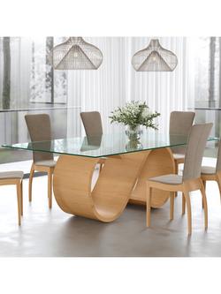 Tom Schneider Swirl Dining Table, Oak