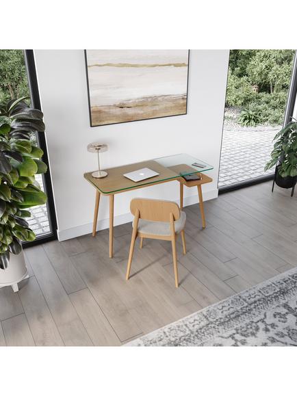 Tom Schneider Flow Desk - view 2, Oak