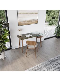 Tom Schneider Flow Desk - view 2, Walnut