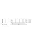 At the Helm Grace Grand 4 Seater Sofa, Eden Hunter Green