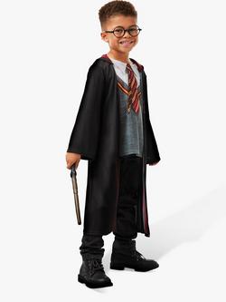 Harry Potter Kids' Deluxe School Robe Costume Set, Multi - view 2, Multi