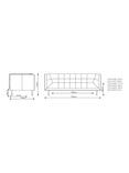 At the Helm Grace Large 3 Seater Sofa, Eden Hunter Green