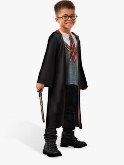 Harry Potter Kids' Deluxe School Robe Costume Set, Multi - view 2, Multi