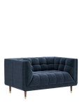 At the Helm Grace Small 2 Seater Sofa, Chiltern Midnight
