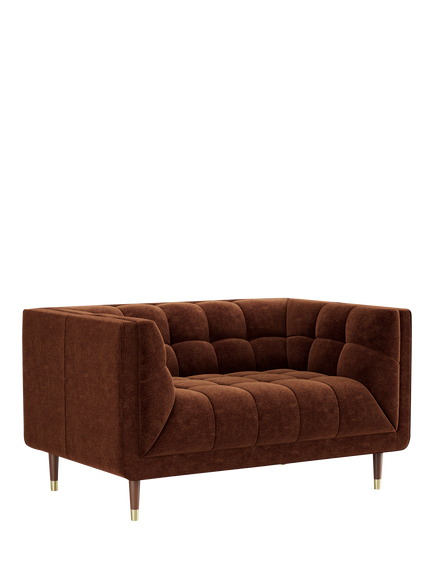 At the Helm Grace Small 2 Seater Sofa, Chiltern Tawny