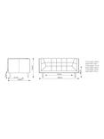At the Helm Grace Small 2 Seater Sofa, Eden Hunter Green