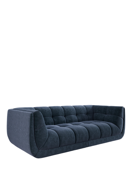 At the Helm Leo Grand 3 Seater Sofa, Chiltern Midnight