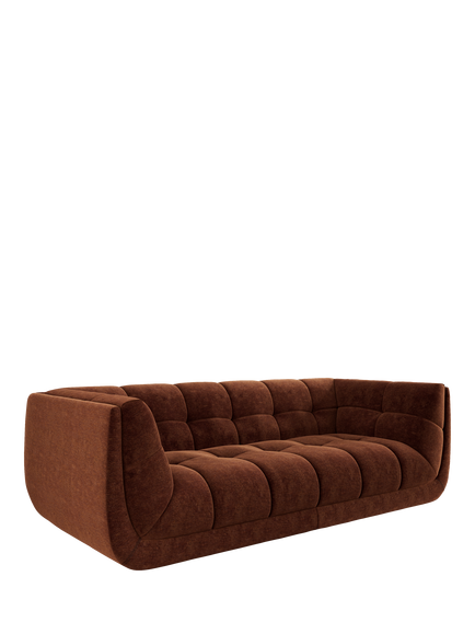 At the Helm Leo Grand 3 Seater Sofa, Chiltern Tawny