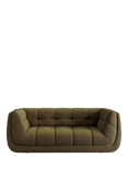 At the Helm Leo Large 2 Seater Sofa, Eden Hunter Green