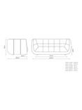 At the Helm Leo Large 2 Seater Sofa, Eden Hunter Green