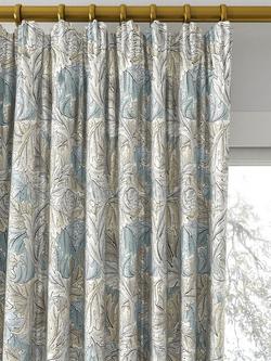 Clarke & Clarke Acanthus Made to Measure Curtains or Roman Blind, Slate/Dove - view 2, Slate/Dove