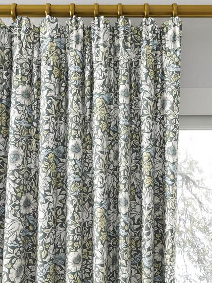 Clarke & Clarke Mallow Made to Measure Curtains or Roman Blind, Slate/Dove - view 2, Slate/Dove
