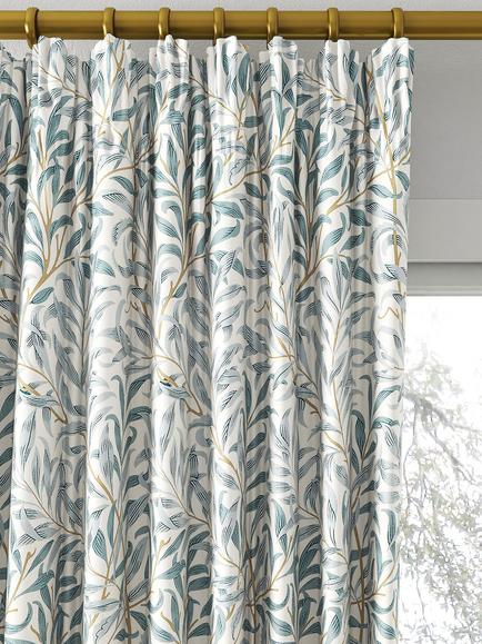 Clarke & Clarke Willow Boughs Made to Measure Curtains or Roman Blind, Mineral - view 2, Mineral