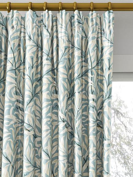 Clarke & Clarke Willow Boughs Made to Measure Curtains or Roman Blind, Dove - view 2, Dove