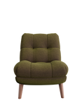 At the Helm Paolo Armchair, Eden Hunter Green