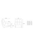 At the Helm Paolo Armchair, Eden Stone Hearth