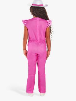 Barbie Kids' Cowgirl Costume, Pink - view 2, Multi
