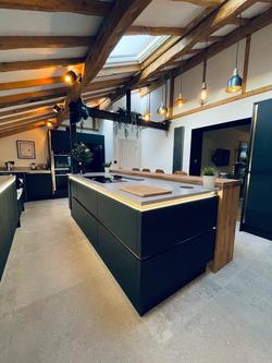 Industville Brooklyn 5 Wire Spider Pendant Ceiling Light - view 2, Brass/Pewter