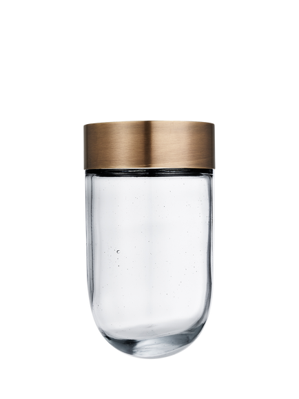 Industville Brooklyn Outdoor/Bathroom Glass Pendant Ceiling Light, Brass - view 2, Brass