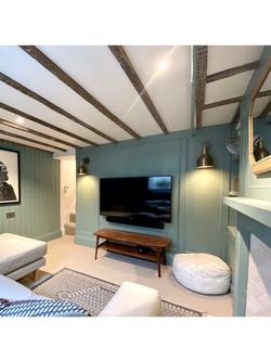 Industville Brooklyn Cone Wall Light, Aged Brass - view 2, Brass