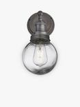 Industville Brooklyn Outdoor & Bathroom Wall Light, Pewter
